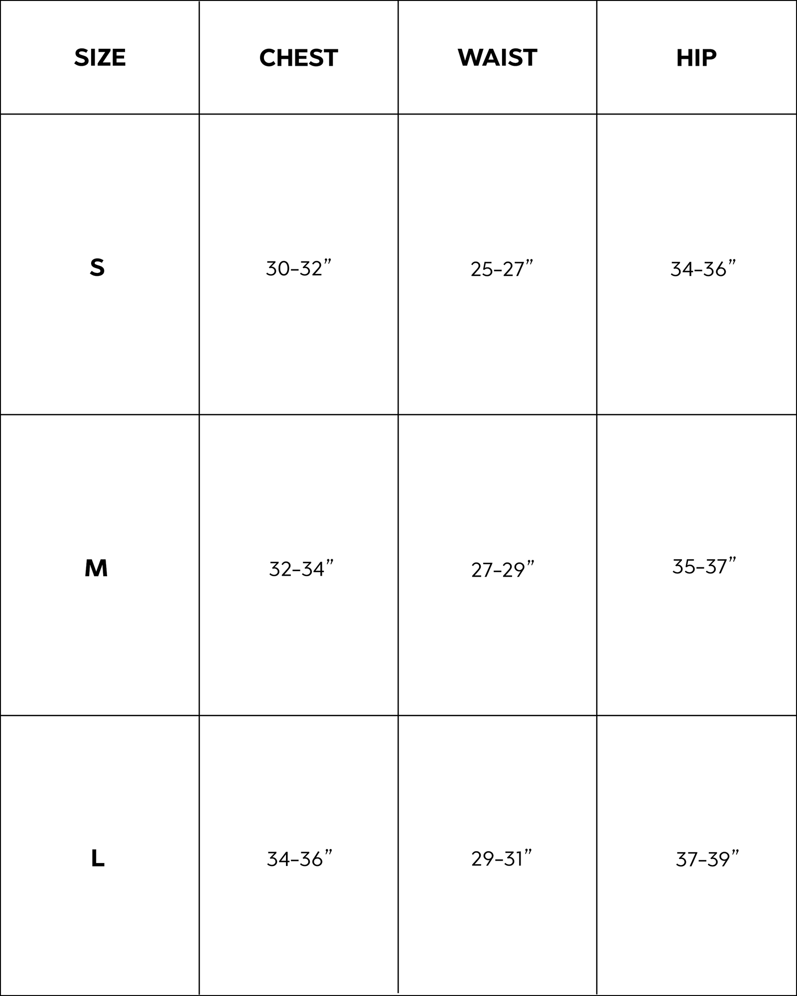 Size guide for MESH TURTLENECK